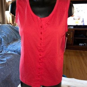 Carolyn Taylor NWT red tank top small